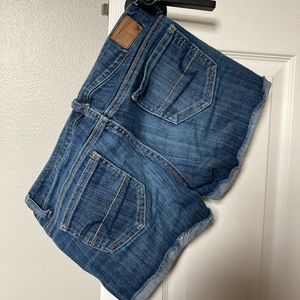 American Eagle, denim jean shorts. Size 0.